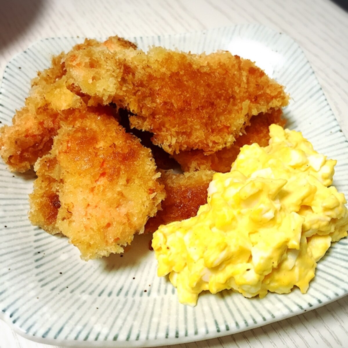 残ったお刺身で 揚げないサーモンフライ レシピ 作り方 By おこめちゃん7 楽天レシピ 残ったお刺身で 揚げないサーモンフライ レシピ 作り方 By おこめちゃん7 楽天レシピ